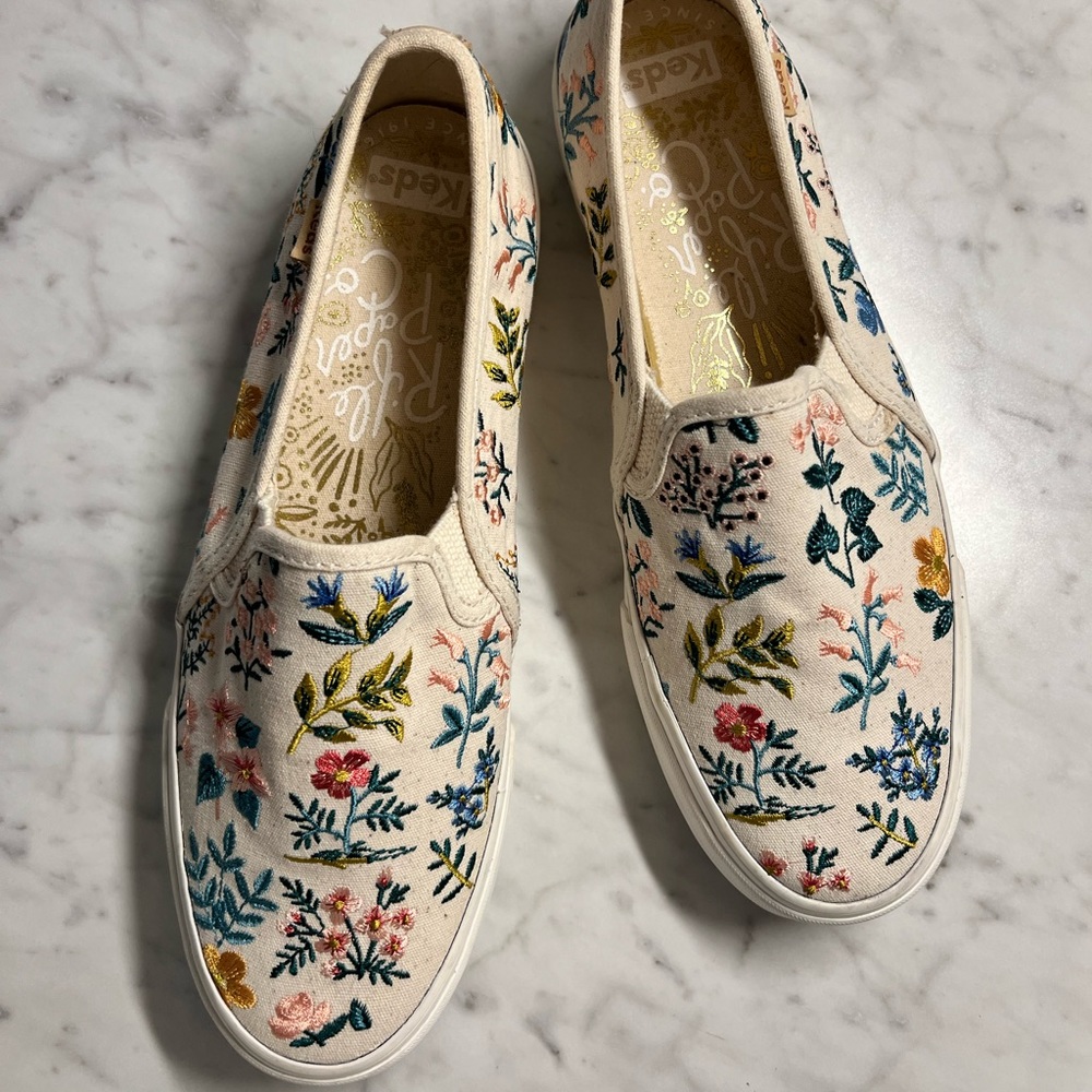 Led x Rifle Paper Co. Double Decker Wildflower Shoes